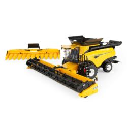 ERTL 1:32 Cosechadora NEW HOLLAND CR9.90 CON DOBLE RUEDA DELANTERA , PEINE DE MAIZ Y DE CEREAL PRESTIGE COLLECTION