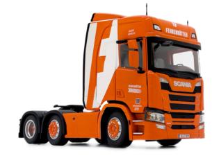 MARGE MODELS 1:32 Camion SCANIA R500 6X2 NARANJA FEHRENKOTTER EDITION