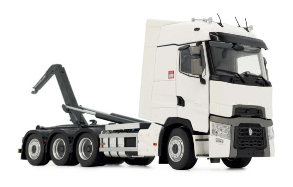 Volvo FH5 Truck With Meiller Hooklift Clear White Marge Farm