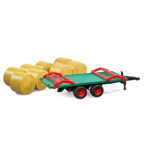 Remolque plataforma de juguete transporte pacas con 8 pacas - Ítem1