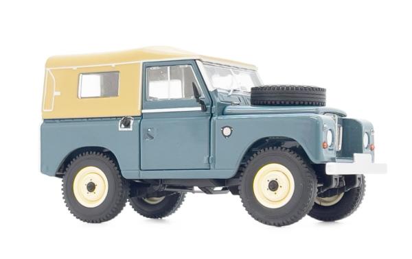 MARGE MODELS 1:32 Todoterreno LAND ROVER SERIES 3 88 SOFTTOP AZUL MARINO - Ítem1