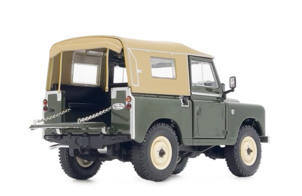 MARGE MODELS 1:32 Todoterreno LAND ROVER SERIES 3 88 SOFTTOP VERDE BRONCE OSCURO - Ítem1