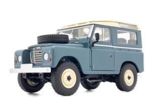 MARGE MODELS 1:32 Todoterreno LAND ROVER SERIES 3 88 SAFARI TECHO AZUL MARINO