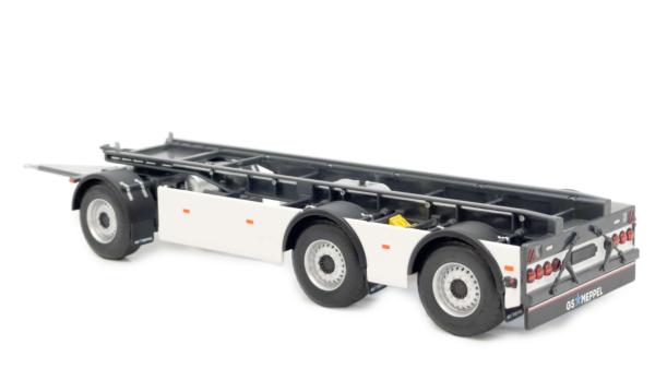 MARGE MODELS 1:32 Container Trailer GS-MEPPEL CLEAR WHITE - Ítem1