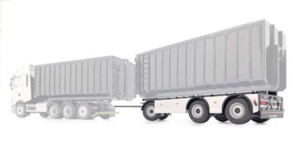 MARGE MODELS 1:32 Container Trailer GS-MEPPEL CLEAR WHITE - Ítem2