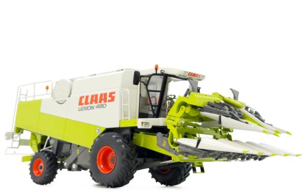 MARGE MODELS 1:32 Cosechadora CLAAS LEXION 480 CON PEINE DE MAIZ 8-75C - Ítem2