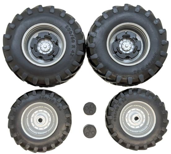 MARGE MODELS 1:32 Juego de Ruedas TRELLEBORG 900-60 R42 CON LLANTAS GRISES - Ítem2