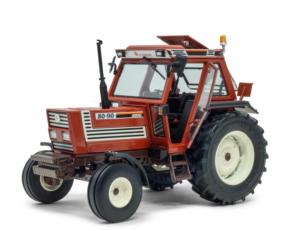 ROS 1:32 Tractor FIAT 80-90 CABINA SUPERCOMFORT 2WD CON ALETAS TRASERAS Y DELANTERAS EDICION LIMITADA 500 UNIDADES
