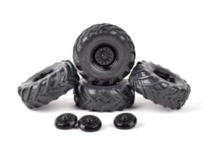 AT COLLECTIONS 1:32 Ruedas TRELLEBORG TM3000 VF 620/70R26 NEGRAS 4 UNIDADES