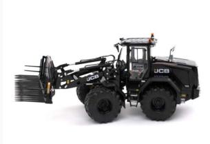 ERTL 1:32 Pala Cargadora JCB 435S CON HORQUILLA DE ENSILAJE EDICION NEGRA LIMITADA 1500 UNIDADES