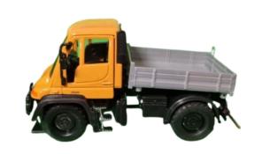 WELLY 1:32 Unimog MERCEDES-BENZ U400 GRIS/NARANJA