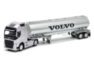 WELLY 1:32 Camion VOLVO FH 4X2 PLATA CON REMOLQUE CISTERNA