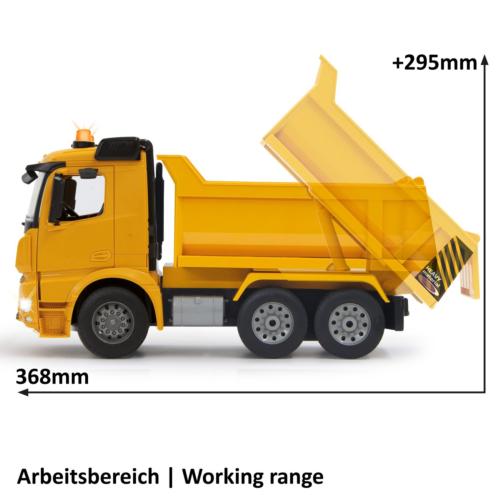 JAMARA 1:20 Camion VOLQUE RC MERCEDES BENZ AROCS - Ítem6