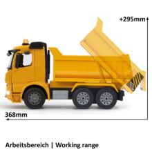 JAMARA 1:20 Camion VOLQUE RC MERCEDES BENZ AROCS - Ítem6