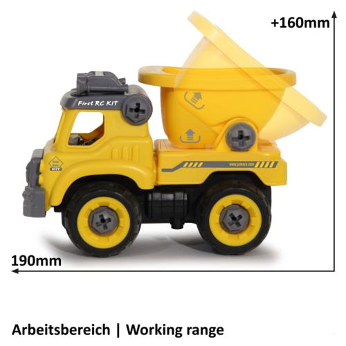 JAMARA Camion VOLQUETE FIRST RC KIT 27 PIEZAS CON DESTORNILLADOR INALAMBRICO - Ítem7