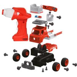 JAMARA Camion BOMBEROS FIRST RC KIT 33 PIEZAS DESTORNILLADOR INALAMBRICO