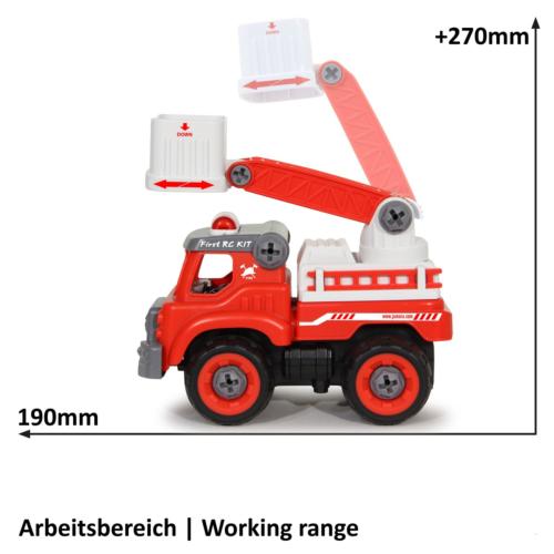 JAMARA Camion BOMBEROS FIRST RC KIT 33 PIEZAS DESTORNILLADOR INALAMBRICO - Ítem8