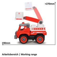 JAMARA Camion BOMBEROS FIRST RC KIT 33 PIEZAS DESTORNILLADOR INALAMBRICO - Ítem8