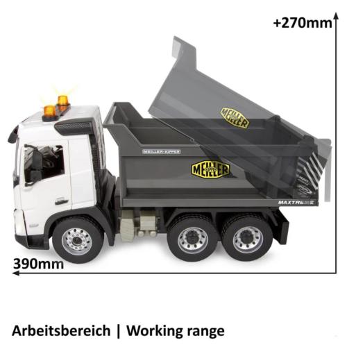 JAMARA 1:20 Camion VOLVO FMX CON VOLQUETE MEILLER 2.4 GHZ - Ítem1