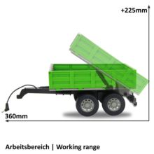 JAMARA 1:16 Remolque RC BASCULANTE COLOR VERDE - Ítem6