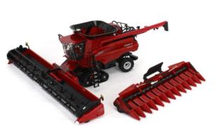 ERTL 1:32 Cosechadora CASE IH AFS CONNECT 9260 CON ORUGAS PEINE DE MAIZ Y PEINE DE CEREAL