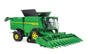 ERTL 1:32 Cosechadora JOHN DEERE S7 900 TERRA TRAC CON PEINE DE MAIZ Y DE CEREAL PRESTIGE COLLECTION