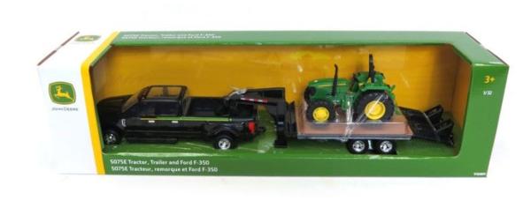 ERTL 1:32 Todoterreno FORD F350 CON CARRO Y TRACTOR JOHN DEERE 5075E - Ítem3