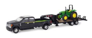 ERTL 1:32 Todoterreno FORD F350 CON CARRO Y TRACTOR JOHN DEERE 5075E