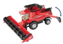 ERTL 1:32 Cosechadora CASE IH AFS 8230, TRACTOR MAGNUM 380 Y TANQUETA PARA GRANO - Ítem1