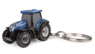 UNIVERSAL HOBBIES Llavero Tractor NEW HOLLAND T7.225 BLUE POWER