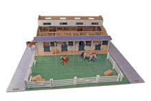 KIDS GLOBE 1:24 Cuadra de caballos con 7 boxes y pasto - Ítem3