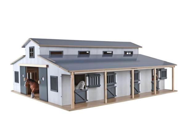 KIDS GLOBE 1:24 Cuadra de caballos con 7 boxes y pasto - Ítem2