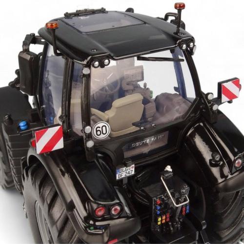 UNIVERSAL HOBBIES 1:32 Tractor DEUTZ-FAHR 7250 TTV WARRIOR EDITION GLOSS BLACK - Ítem6