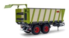 UNIVERSAL HOBBIES 1:32 Remolque KAWECO RADIUM 250 CLAAS VERDE CON RODILLO - Ítem1