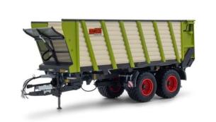 UNIVERSAL HOBBIES 1:32 Remolque KAWECO RADIUM 250 CLAAS VERDE CON RODILLO