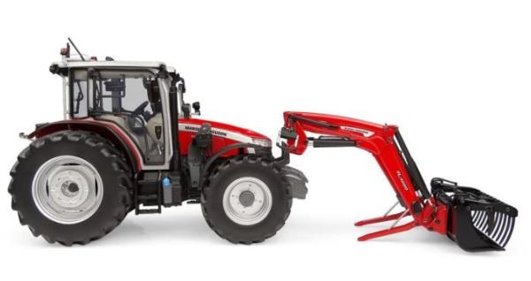 UNIVERSAL HOBBIES 1:32 Tractor MASSEY FERGUSON 5M.145 CON PALA FRONTAL 2025 - Ítem3