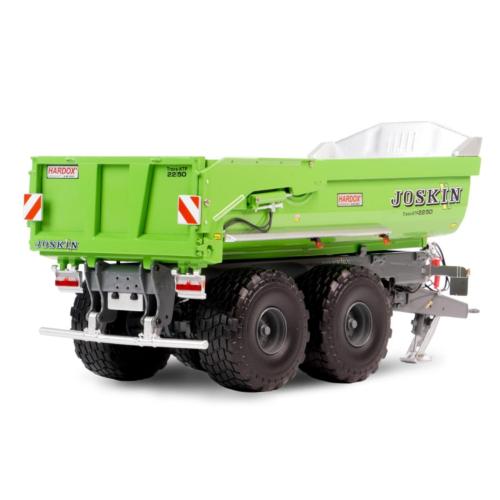 UNIVERSAL HOBBIES 1:32 Remolque Volquete JOSKIN TRANS-KTP 22-50 COLOR VERDE DOS EJES - Ítem1