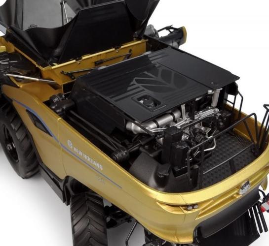 UNIVERSAL HOBBIES 1:32 Cosechadora NEW HOLLAND CR11 EDICION DORADA AGRITECHNICA 2025 - Ítem8