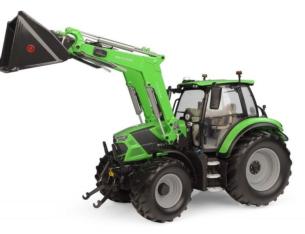 UNIVERSAL HOBBIES 1:32 Tractor DEUTZ-FAHR 6150.4 TTV CON PALA DELANTERA STOLL 43-27