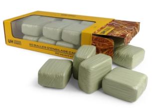 UNIVERSAL HOBBIES 1:32 Pack de PACAS RECTANGULARES 20 UNIDADES COLOR VERDE