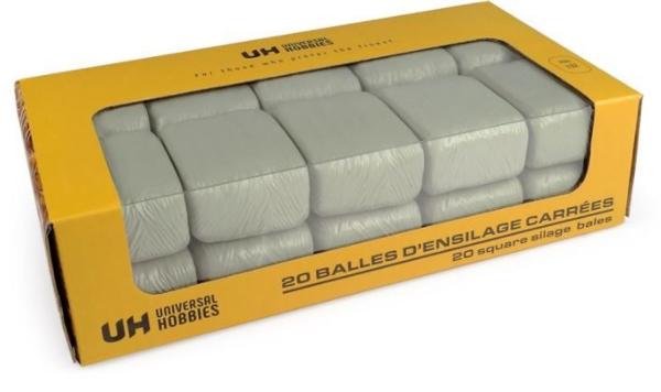 UNIVERSAL HOBBIES 1:32 Pack de PACAS RECTANGULARES 20 UNIDADES COLOR VERDE - Ítem1