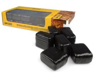 UNIVERSAL HOBBIES 1:32 Pack PACAS RECTANGULARES 20 UNIDADES COLOR NEGRO