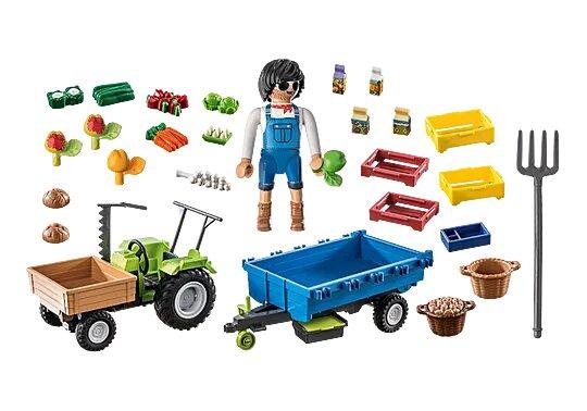 PLAYMOBIL Tractor con Remolque - Ítem1