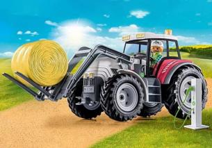 PLAYMOBIL Tractor Grande con Accesorios