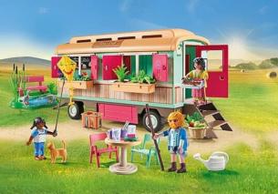 PLAYMOBIL Café Tren con Huerto
