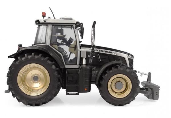 UNIVERSAL HOBBIES 1:32 Tractor MASSEY FERGUSON 7S.210 MATE NEGRO CON LLANTAS DORADAS EDICION LIMITADA 750 UNIDADES - Ítem3
