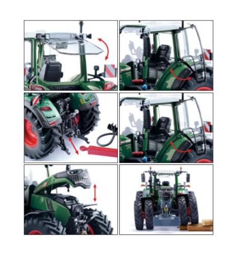 WIKING 1:32 Tractor FENDT 726 VARIO CON DOBLE RUEDA DELANTERA - Ítem1