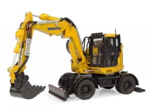 UNIVERSAL HOBBIES 1:50 Excavadora KOMATSU DE RUEDAS PW138-MR11 2026