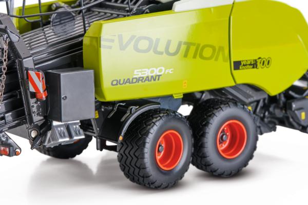 ROS 1:32 Empacadora CLAAS QUADRANT 5300 FC EVOLUTION 100 AÑOS KNOTTER EDICION LIMITADA 1000 PIEZAS - Ítem3