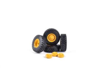 AT COLLECTIONS 1:32 Ruedas MICHELIN XHA2 COLOR AMARILLO